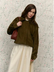 Бомбер из вельвета 1721-26-06