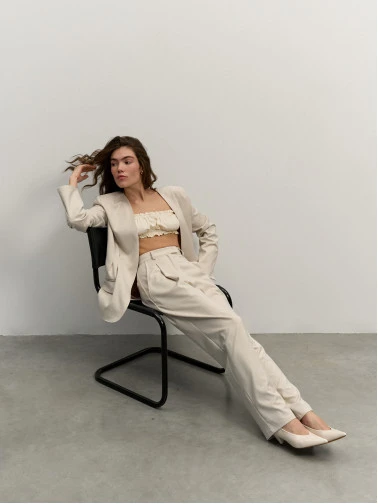 Брюки свободного кроя