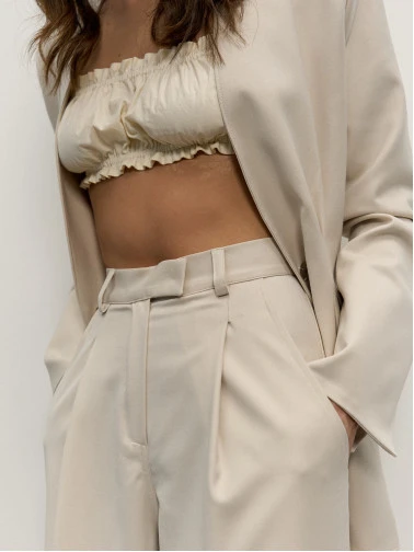 Брюки свободного кроя