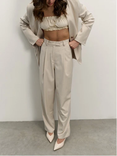 Брюки свободного кроя