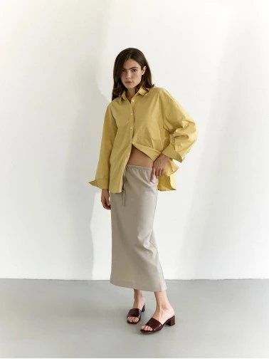 Рубашка свободного кроя