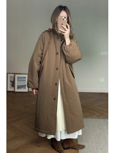 Плащ утепленный весенний