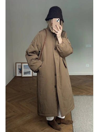 Плащ утепленный весенний