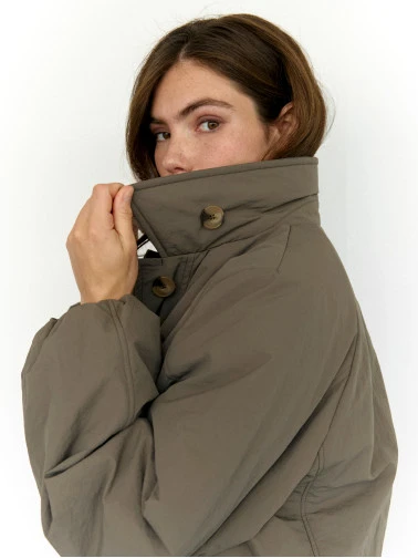 Плащ утепленный