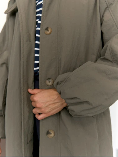 Плащ утепленный