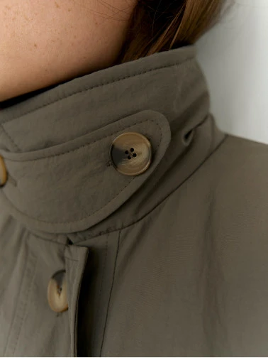 Плащ утепленный