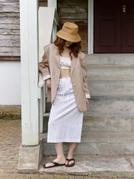 Юбка прямого кроя 1421-73-01