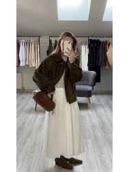 Юбка расклешенная из хлопка 1421-72-03